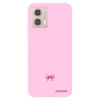 Picasee átlátszó szilikon tok az alábbi mobiltelefonokra Motorola Moto G53 5G - Blush bow