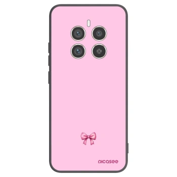 Picasee fekete szilikon tok az alábbi mobiltelefonokra Realme 12 Pro 5G - Blush bow