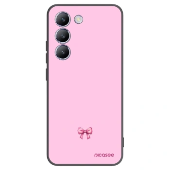 Picasee fekete szilikon tok az alábbi mobiltelefonokra Vivo V40 SE 5G - Blush bow