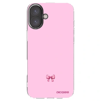 Picasee átlátszó szilikon tok az alábbi mobiltelefonokra Apple iPhone 16 Plus - Blush bow