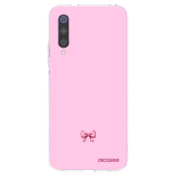 Picasee átlátszó szilikon tok az alábbi mobiltelefonokra Xiaomi Mi 9 - Blush bow