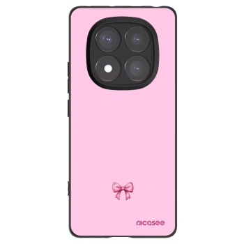 Picasee fekete szilikon tok az alábbi mobiltelefonokra Xiaomi Redmi Note 14 Pro+ 5G - Blush bow