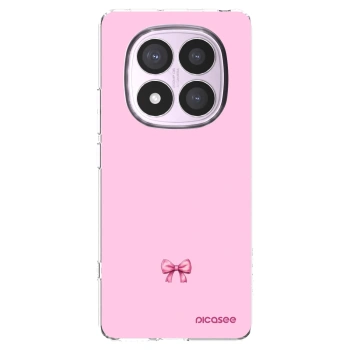 Picasee átlátszó szilikon tok az alábbi mobiltelefonokra Xiaomi Redmi Note 14 Pro 5G - Blush bow