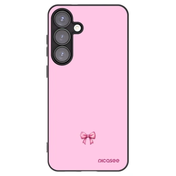Picasee fekete szilikon tok az alábbi mobiltelefonokra Samsung Galaxy S25+ 5G - Blush bow
