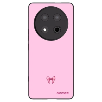 Picasee fekete szilikon tok az alábbi mobiltelefonokra Honor Magic7 Lite 5G - Blush bow