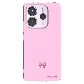 Picasee átlátszó szilikon tok az alábbi mobiltelefonokra Xiaomi Redmi Note 14 4G - Blush bow
