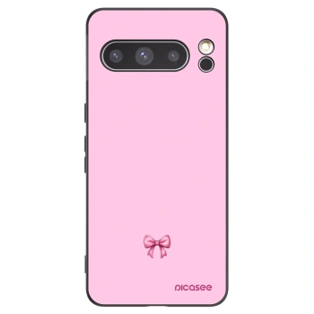 Picasee fekete szilikon tok az alábbi mobiltelefonokra Google Pixel 8 Pro - Blush bow