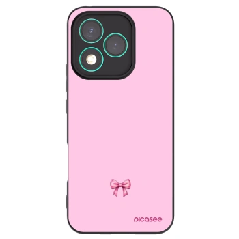 Picasee fekete szilikon tok az alábbi mobiltelefonokra Honor 400 Lite 5G - Blush bow