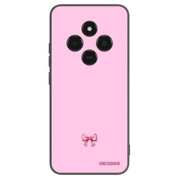 Picasee fekete szilikon tok az alábbi mobiltelefonokra Xiaomi Poco C75 - Blush bow