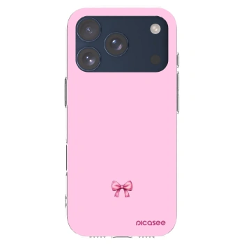 Picasee átlátszó szilikon tok az alábbi mobiltelefonokra Apple iPhone 17 Pro - Blush bow