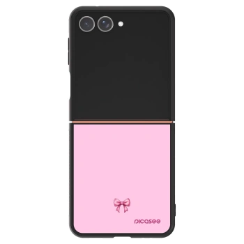 Szilikon tok erre a típusra Samsung Galaxy Z Flip7 5G - Blush bow