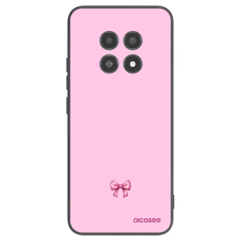 Picasee fekete szilikon tok az alábbi mobiltelefonokra Realme 12X - Blush bow