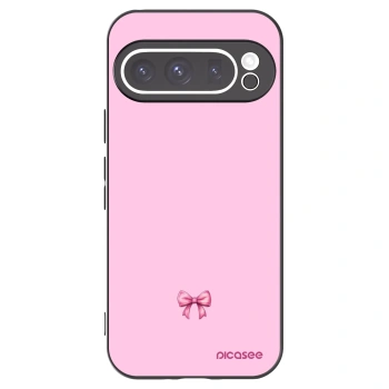 Picasee fekete szilikon tok az alábbi mobiltelefonokra Google Pixel 9 Pro XL - Blush bow