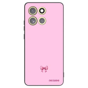 Picasee fekete szilikon tok az alábbi mobiltelefonokra Motorola Moto G86 5G - Blush bow