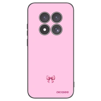 Picasee fekete szilikon tok az alábbi mobiltelefonokra Xiaomi Redmi Note 15 Pro 4G - Blush bow