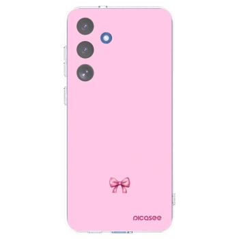 Picasee átlátszó szilikon tok az alábbi mobiltelefonokra Samsung Galaxy S25 FE 5G - Blush bow