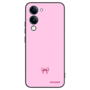 Picasee fekete szilikon tok az alábbi mobiltelefonokra Vivo Y29s 5G - Blush bow