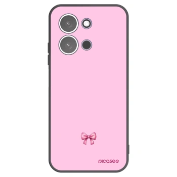 Picasee fekete szilikon tok az alábbi mobiltelefonokra Xiaomi Redmi 15C 5G - Blush bow
