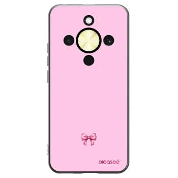 Picasee fekete szilikon tok az alábbi mobiltelefonokra Honor Magic8 Lite 5G - Blush bow