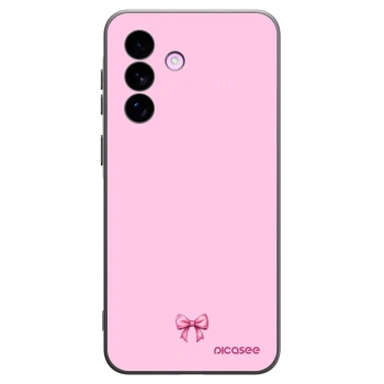 Picasee fekete szilikon tok az alábbi mobiltelefonokra Samsung Galaxy A57 5G - Blush bow