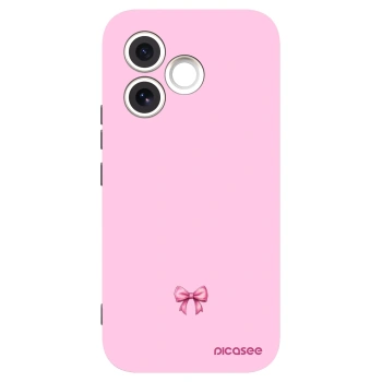 Picasee fekete szilikon tok az alábbi mobiltelefonokra Honor 600 Lite - Blush bow