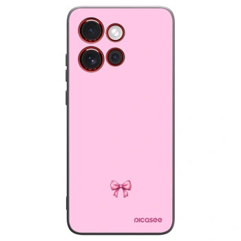 Picasee fekete szilikon tok az alábbi mobiltelefonokra Motorola Edge 60 Neo 5G - Blush bow