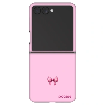 Szilikon tok erre a típusra Samsung Galaxy Z Flip7 5G - Blush bow