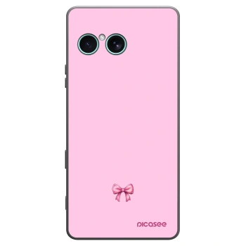 Picasee fekete szilikon tok az alábbi mobiltelefonokra Sony Xperia 10 VII - Blush bow