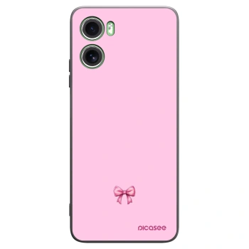 Picasee fekete szilikon tok az alábbi mobiltelefonokra Motorola Moto G06 - Blush bow