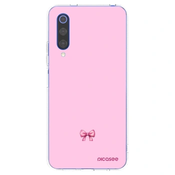 Picasee átlátszó szilikon tok az alábbi mobiltelefonokra Xiaomi Mi 9 SE - Blush bow