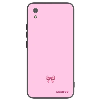Picasee fekete szilikon tok az alábbi mobiltelefonokra Xiaomi Redmi 7A - Blush bow