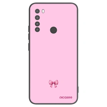 Picasee fekete szilikon tok az alábbi mobiltelefonokra Xiaomi Redmi Note 8 - Blush bow