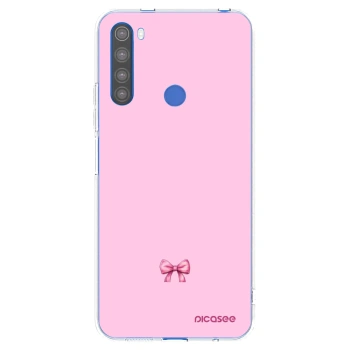 Picasee átlátszó szilikon tok az alábbi mobiltelefonokra Xiaomi Redmi Note 8T - Blush bow