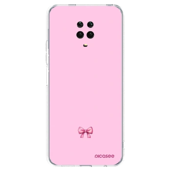 Picasee átlátszó szilikon tok az alábbi mobiltelefonokra Xiaomi Redmi Note 9 Pro - Blush bow