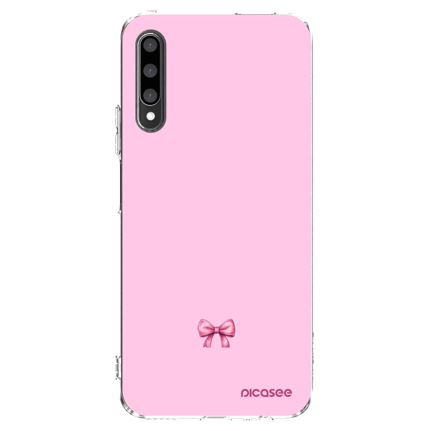 Picasee átlátszó szilikon tok az alábbi mobiltelefonokra Honor 9X Pro - Blush bow