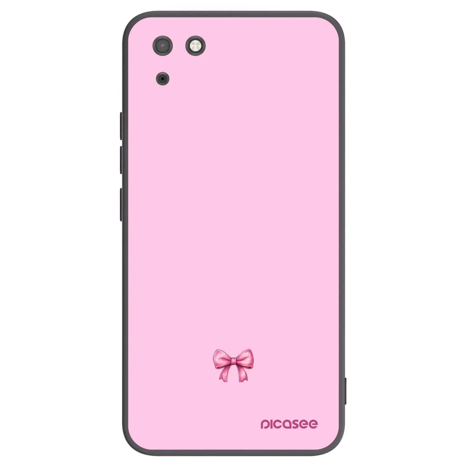 Picasee fekete szilikon tok az alábbi mobiltelefonokra Huawei Y5P - Blush bow