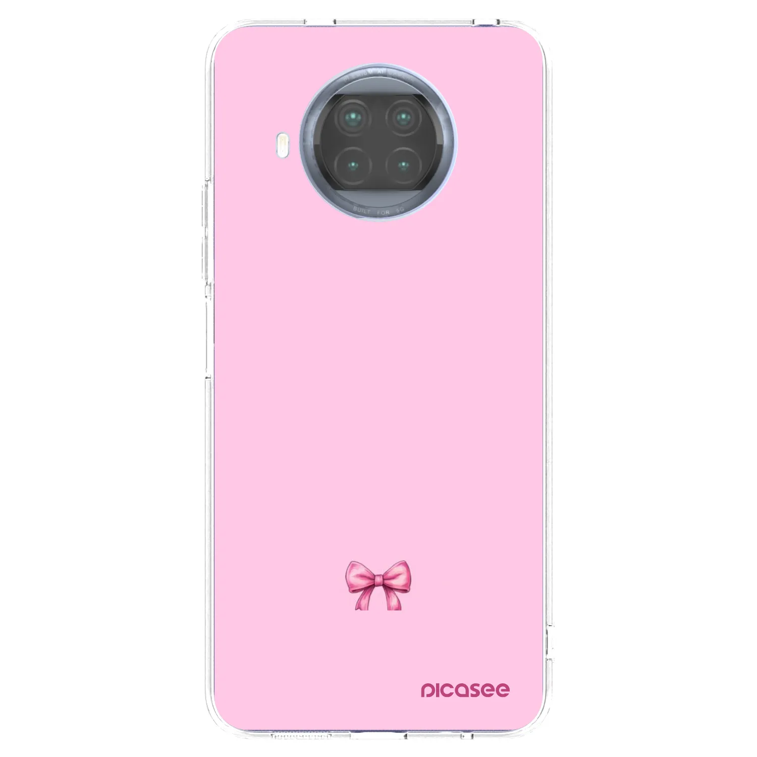 Picasee átlátszó szilikon tok az alábbi mobiltelefonokra Xiaomi Mi 10T Lite - Blush bow