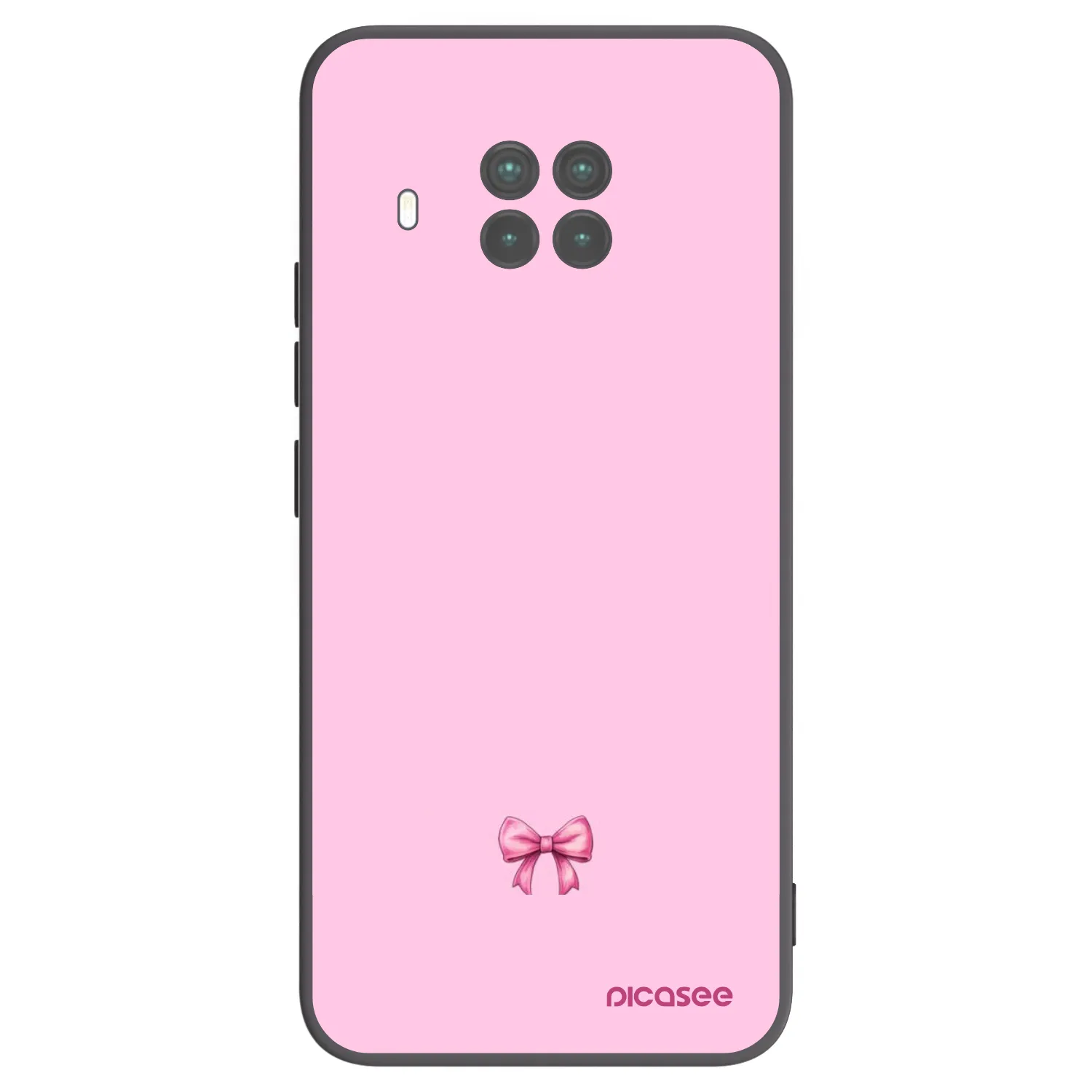 Picasee fekete szilikon tok az alábbi mobiltelefonokra Xiaomi Mi 10T Lite - Blush bow