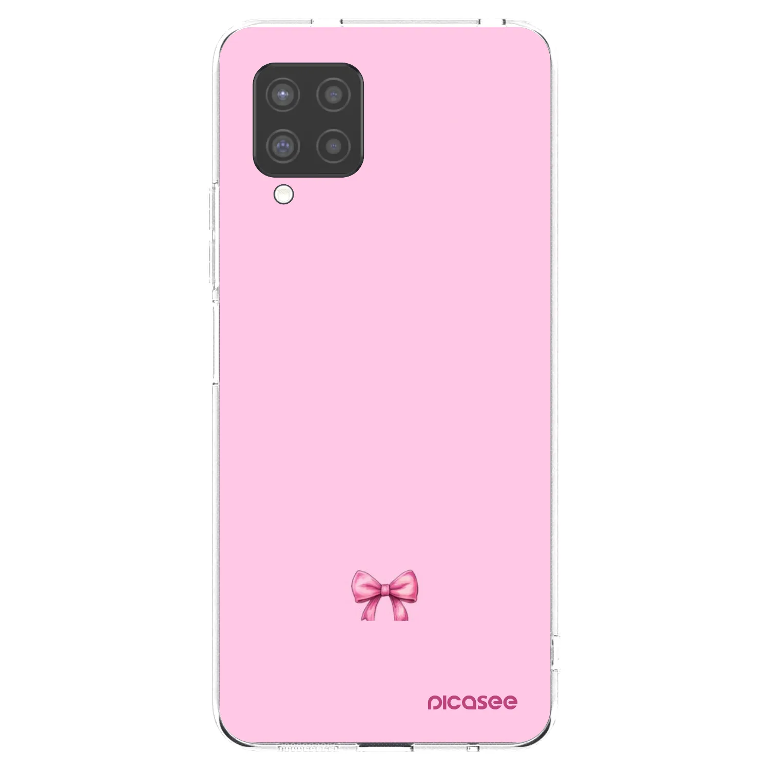 Picasee átlátszó szilikon tok az alábbi mobiltelefonokra Samsung Galaxy A42 A426B - Blush bow