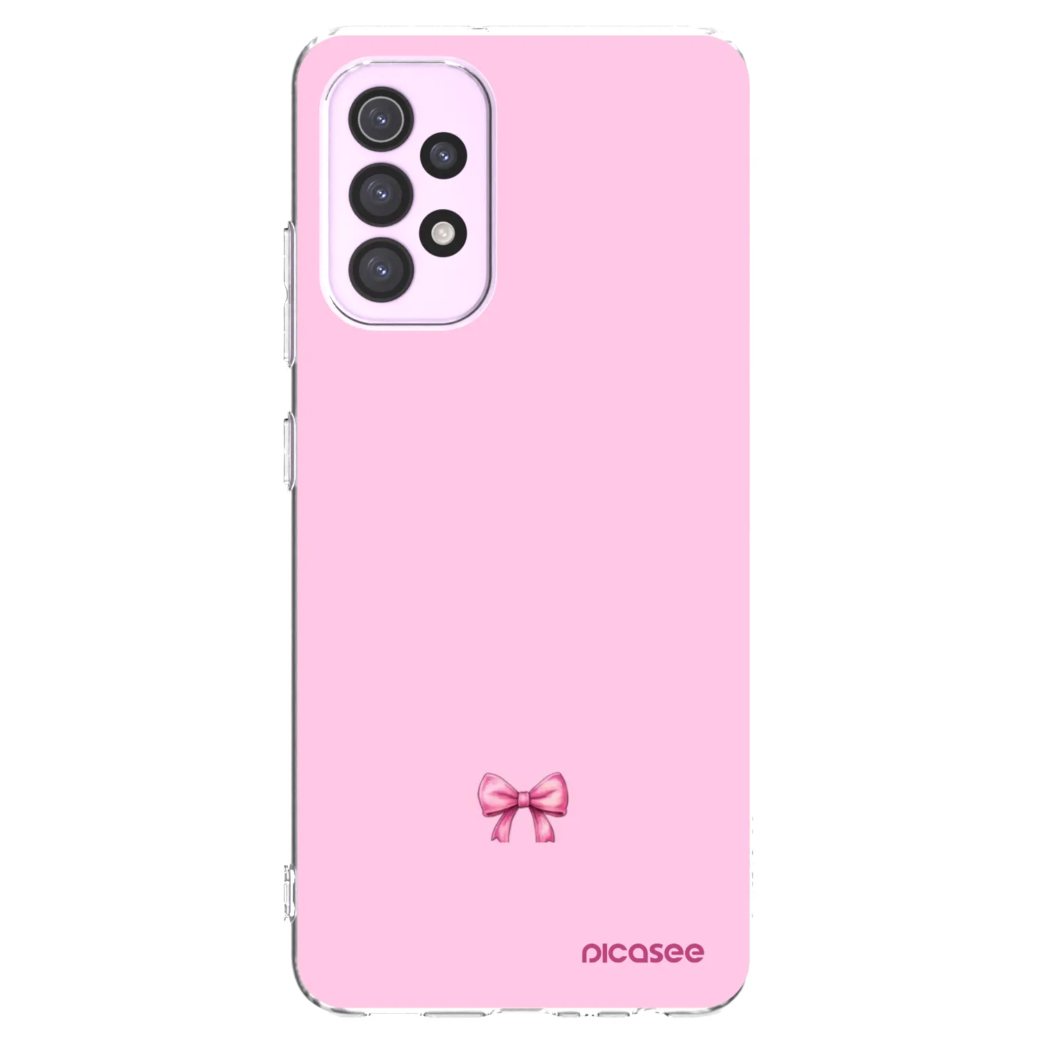 Picasee átlátszó szilikon tok az alábbi mobiltelefonokra Samsung Galaxy A32 5G A326B - Blush bow