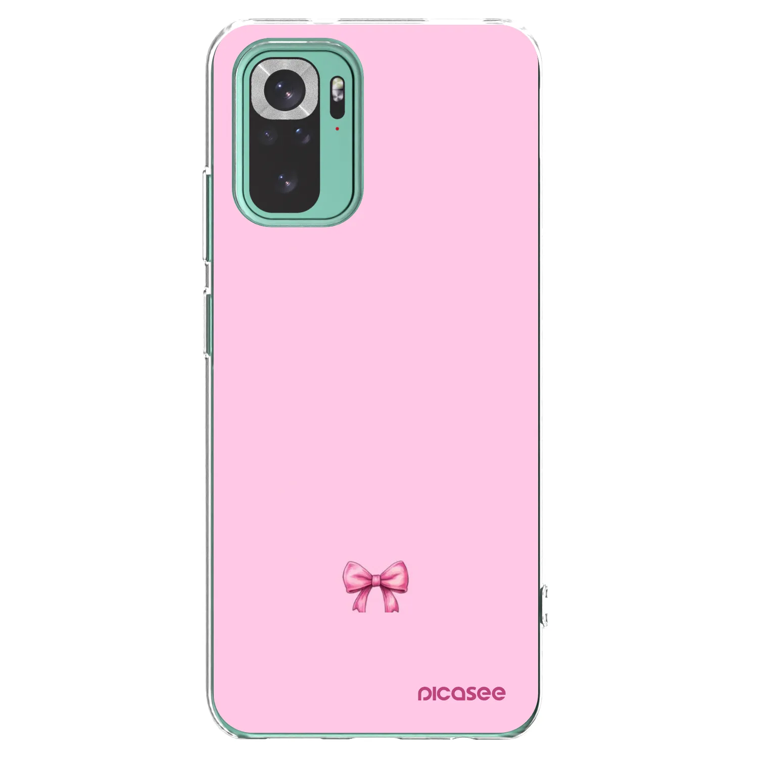 Picasee átlátszó szilikon tok az alábbi mobiltelefonokra Xiaomi Redmi Note 10 Pro - Blush bow