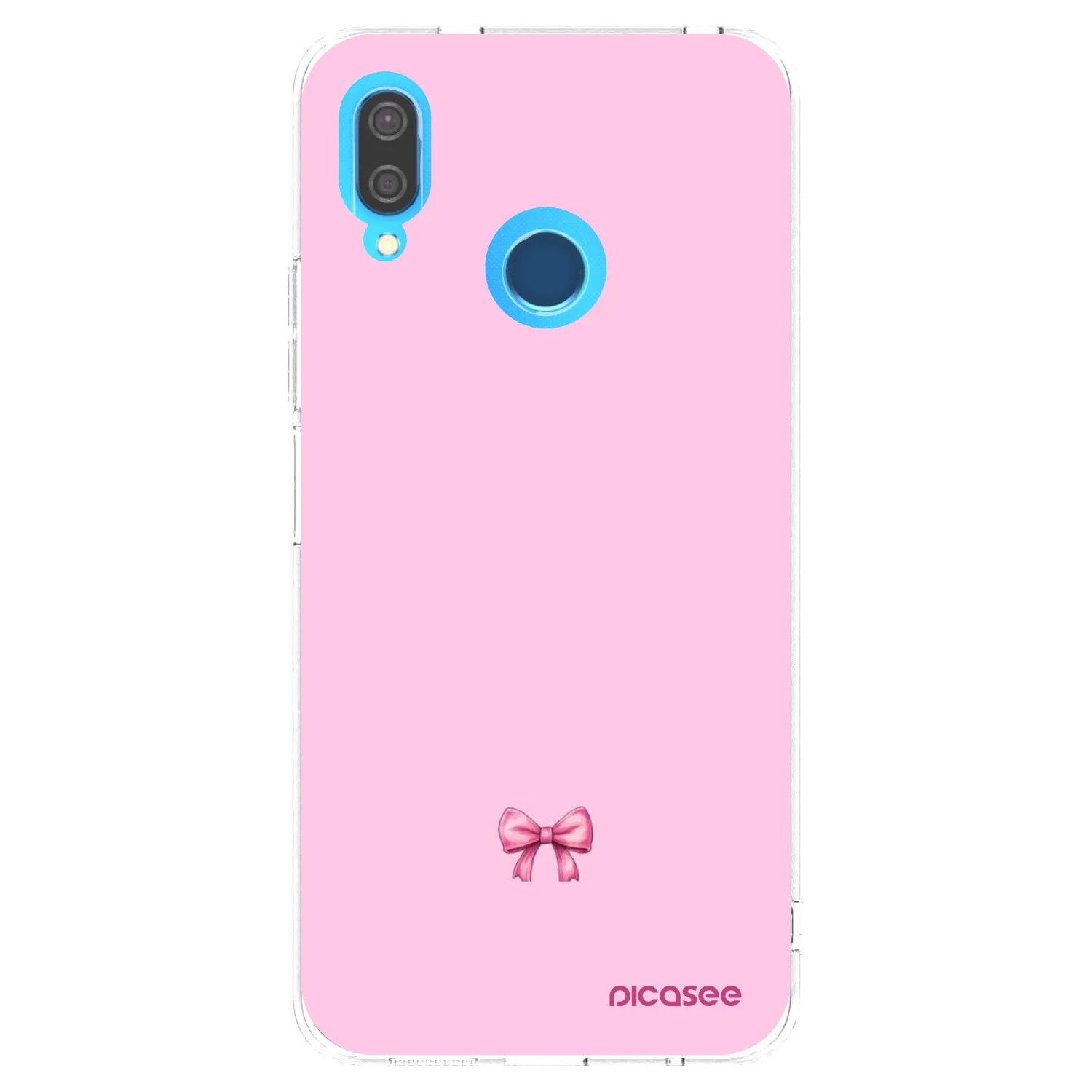 Picasee átlátszó szilikon tok az alábbi mobiltelefonokra Huawei P20 Lite - Blush bow