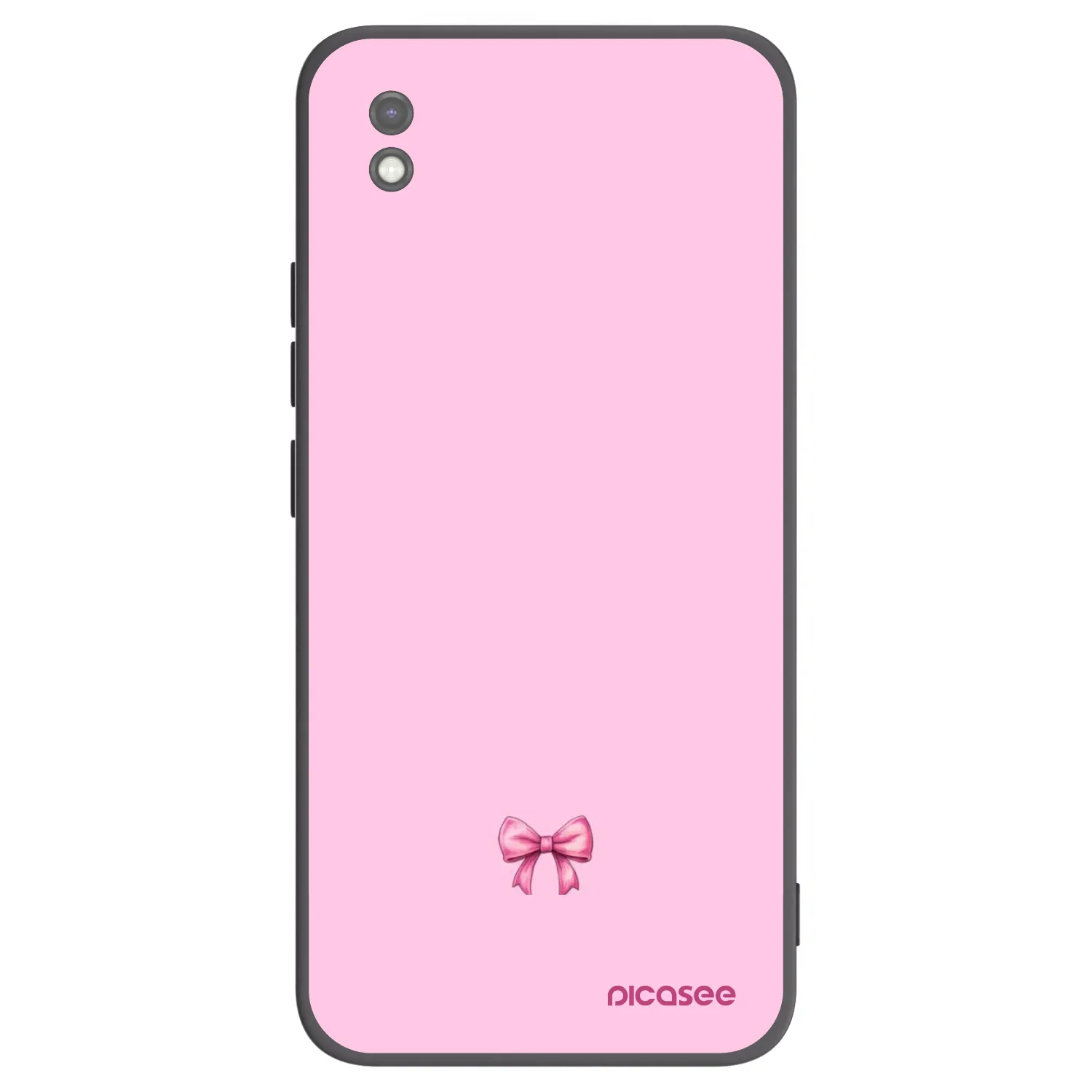 Picasee fekete szilikon tok az alábbi mobiltelefonokra Xiaomi Redmi 9AT - Blush bow