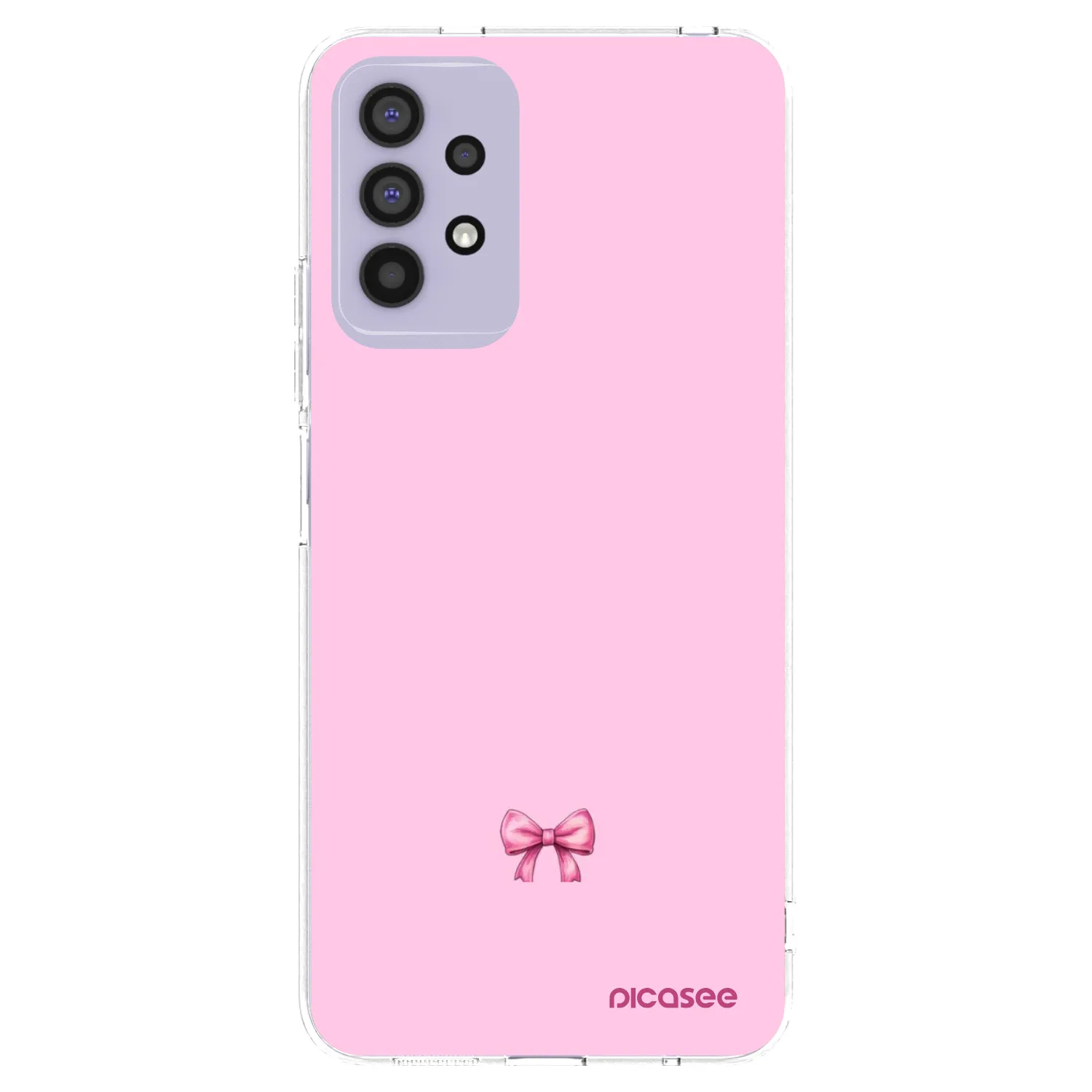 Picasee átlátszó szilikon tok az alábbi mobiltelefonokra Samsung Galaxy A32 4G SM-A325F - Blush bow