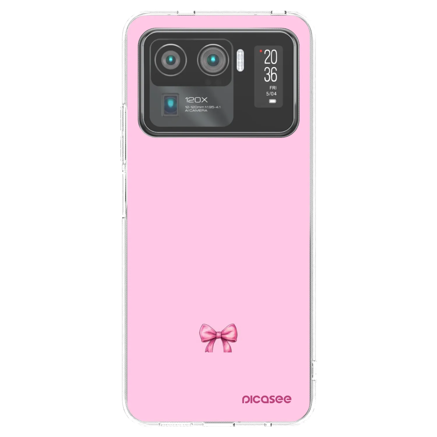 Picasee átlátszó szilikon tok az alábbi mobiltelefonokra Xiaomi Mi 11 Ultra - Blush bow