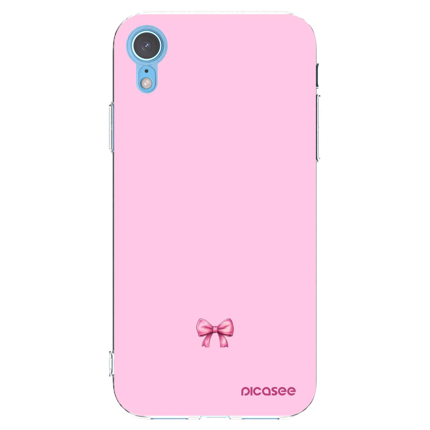 Picasee átlátszó szilikon tok az alábbi mobiltelefonokra Apple iPhone XR - Blush bow