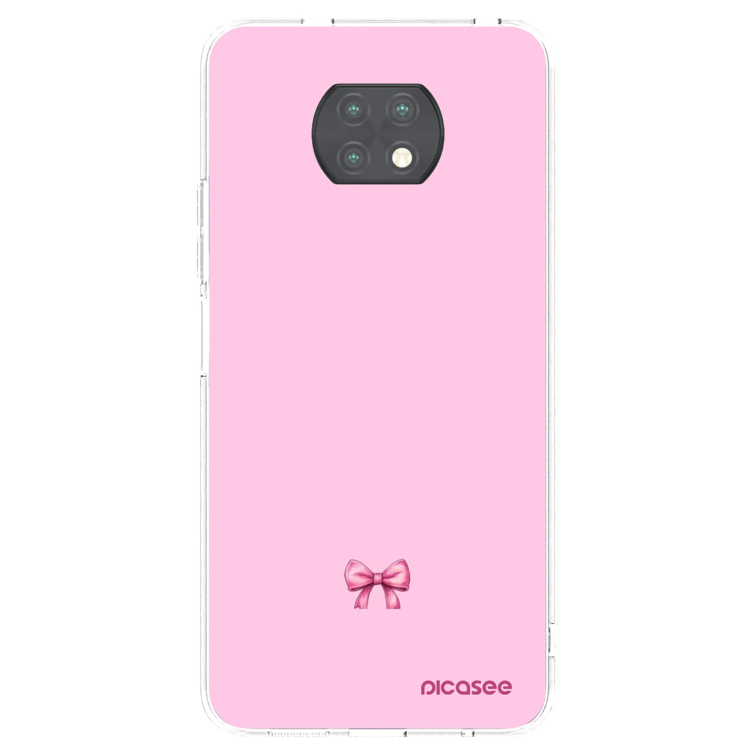 Picasee átlátszó szilikon tok az alábbi mobiltelefonokra Xiaomi Redmi Note 9T - Blush bow