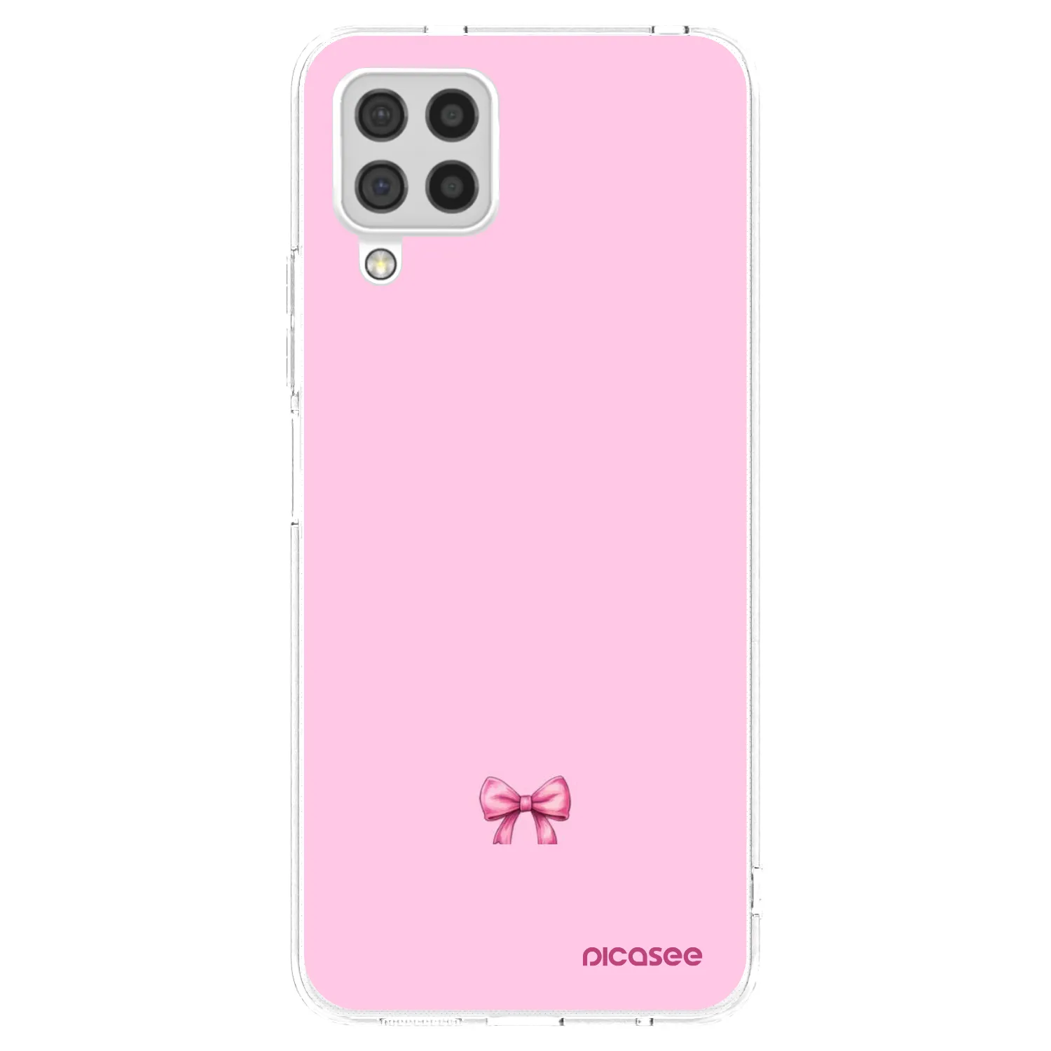 Picasee átlátszó szilikon tok az alábbi mobiltelefonokra Samsung Galaxy A22 A225F 4G - Blush bow