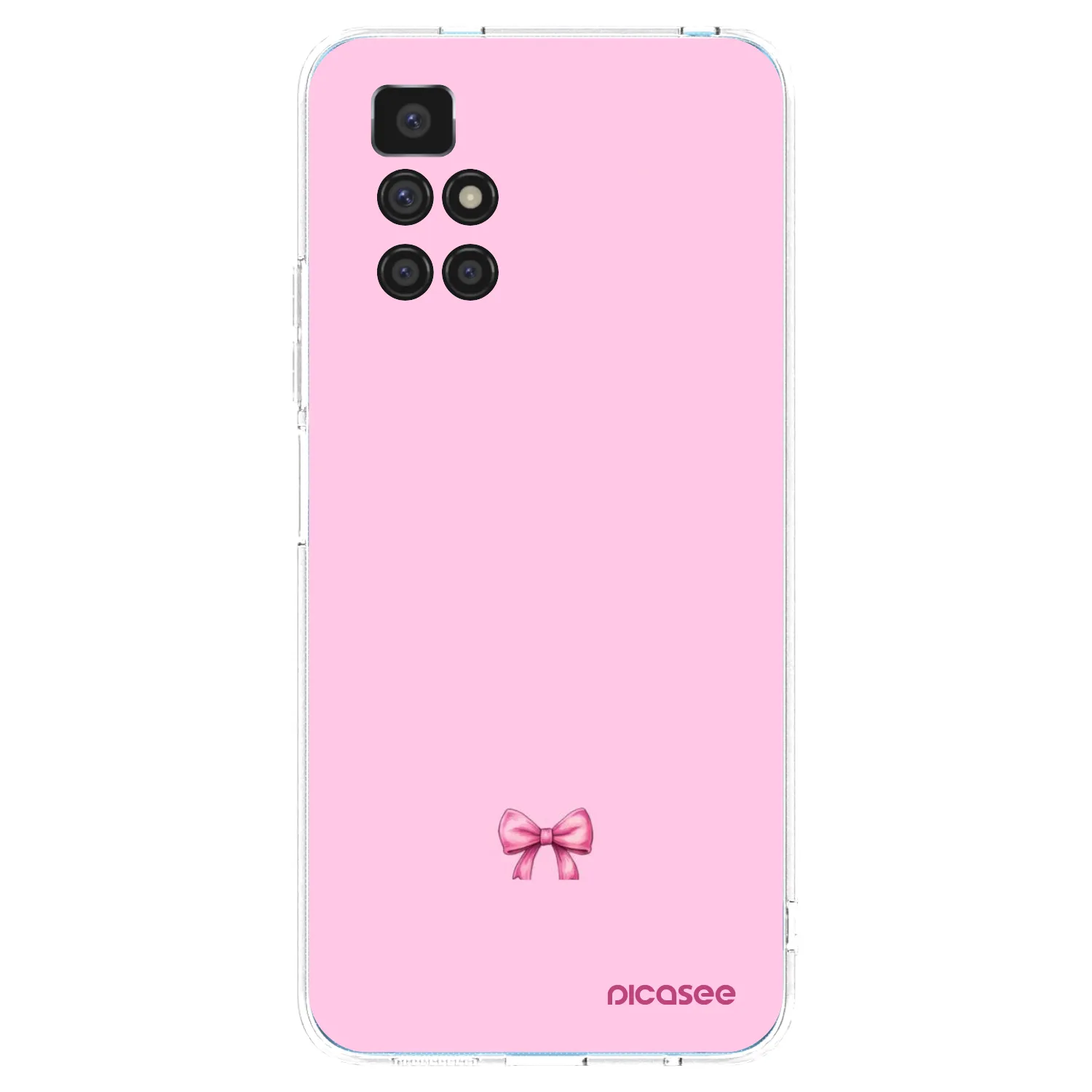 Picasee átlátszó szilikon tok az alábbi mobiltelefonokra Xiaomi Redmi 10 - Blush bow