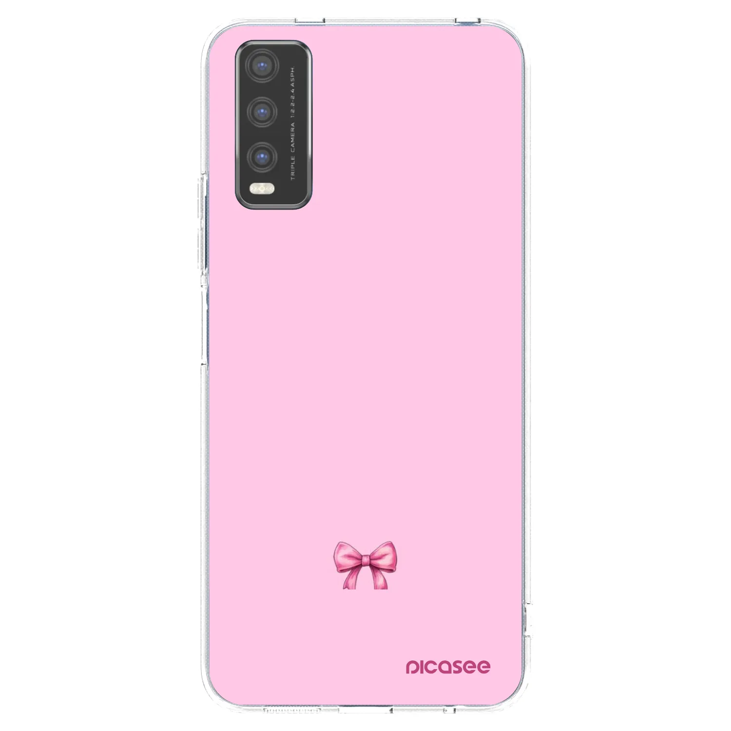 Picasee átlátszó szilikon tok az alábbi mobiltelefonokra Vivo Y20s - Blush bow